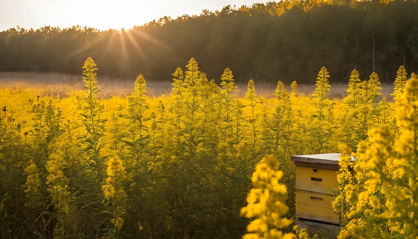 Goldenrod Honey: Taste, Fall Harvest Timing and How to Use It