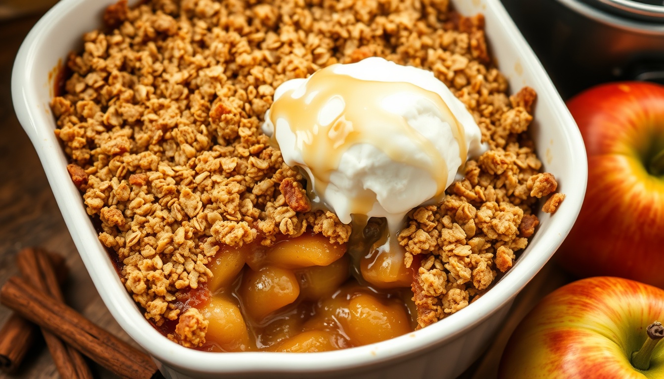 Honey Apple Crisp: Easy Oven-Baked Recipe (5 Topping Variations)