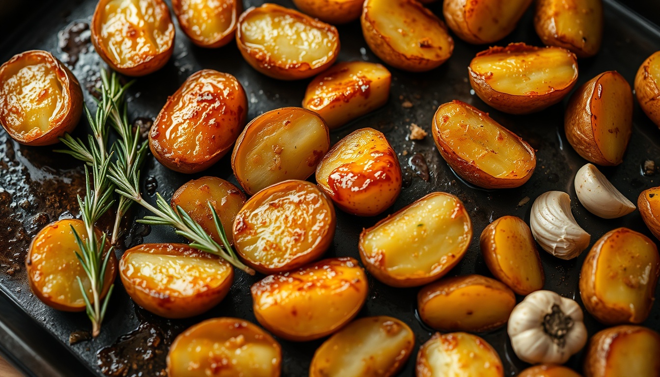 Honey Garlic Roasted Potatoes: Crispy Oven Recipe (5 Seasoning Variations)