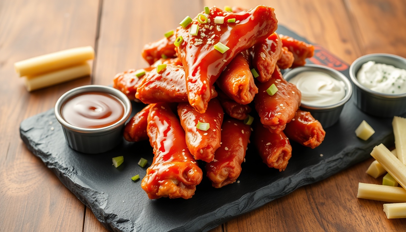 Honey Hot Wings: Crispy Baked Wings with Sweet Heat Glaze