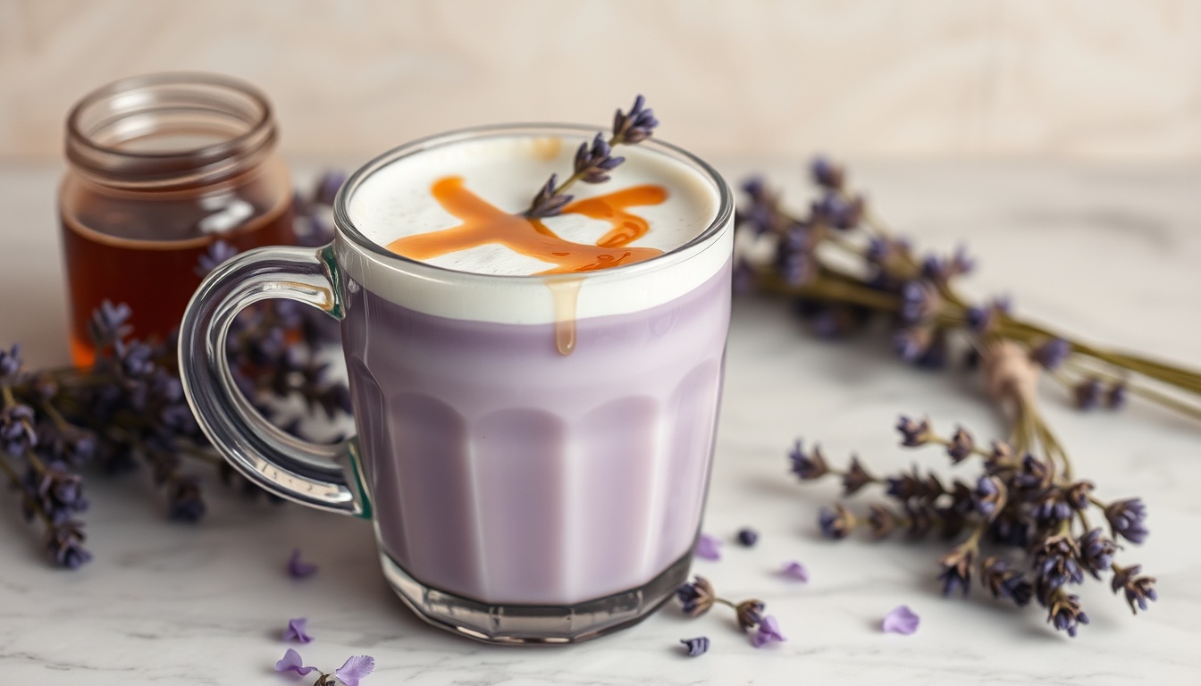 Honey Lavender Latte: Café-Style Recipe (Hot & Iced)