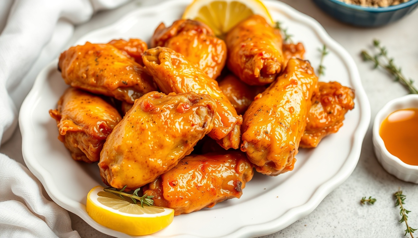 Honey Lemon Pepper Wings: Crispy Baked Recipe (3 Heat Levels)