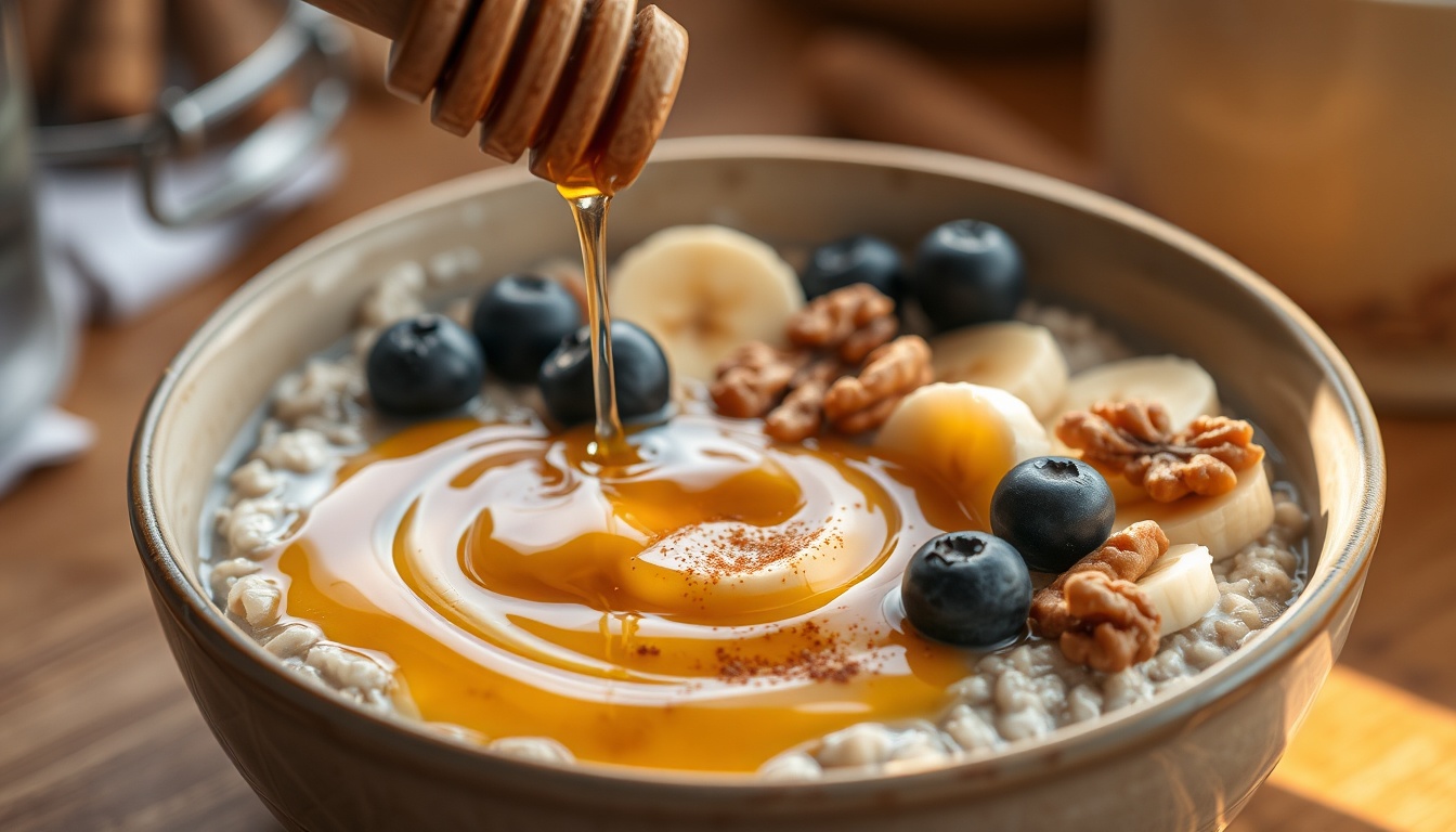 Honey Oatmeal: The Perfect Bowl Every Morning (6 Toppings)