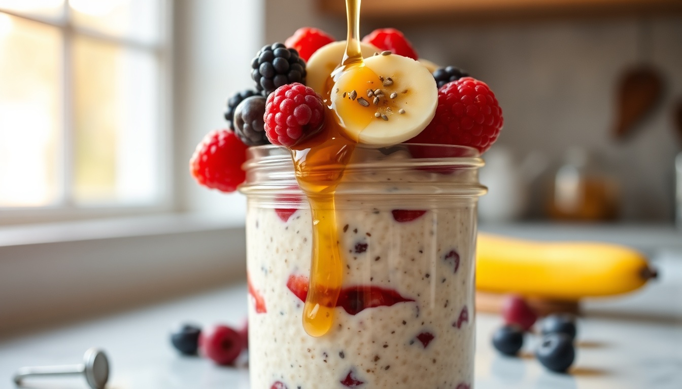 Honey Overnight Oats: Easy Make-Ahead Breakfast (8 Flavors)