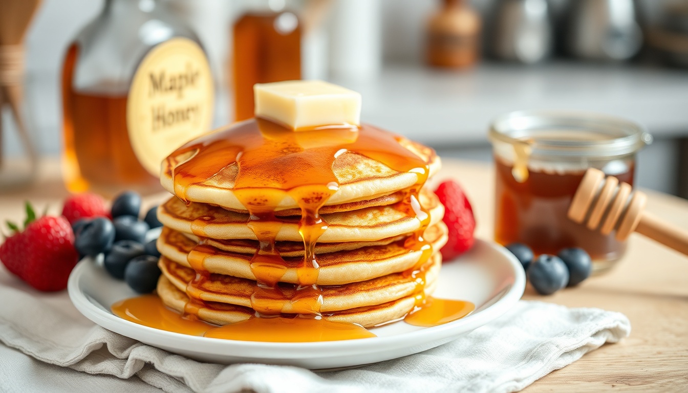 Honey Pancakes: Fluffy, Naturally Sweetened Recipe (6 Variations)