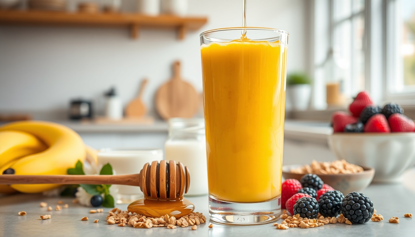 Honey Smoothie: 8 Naturally Sweetened Recipes for Any Goal
