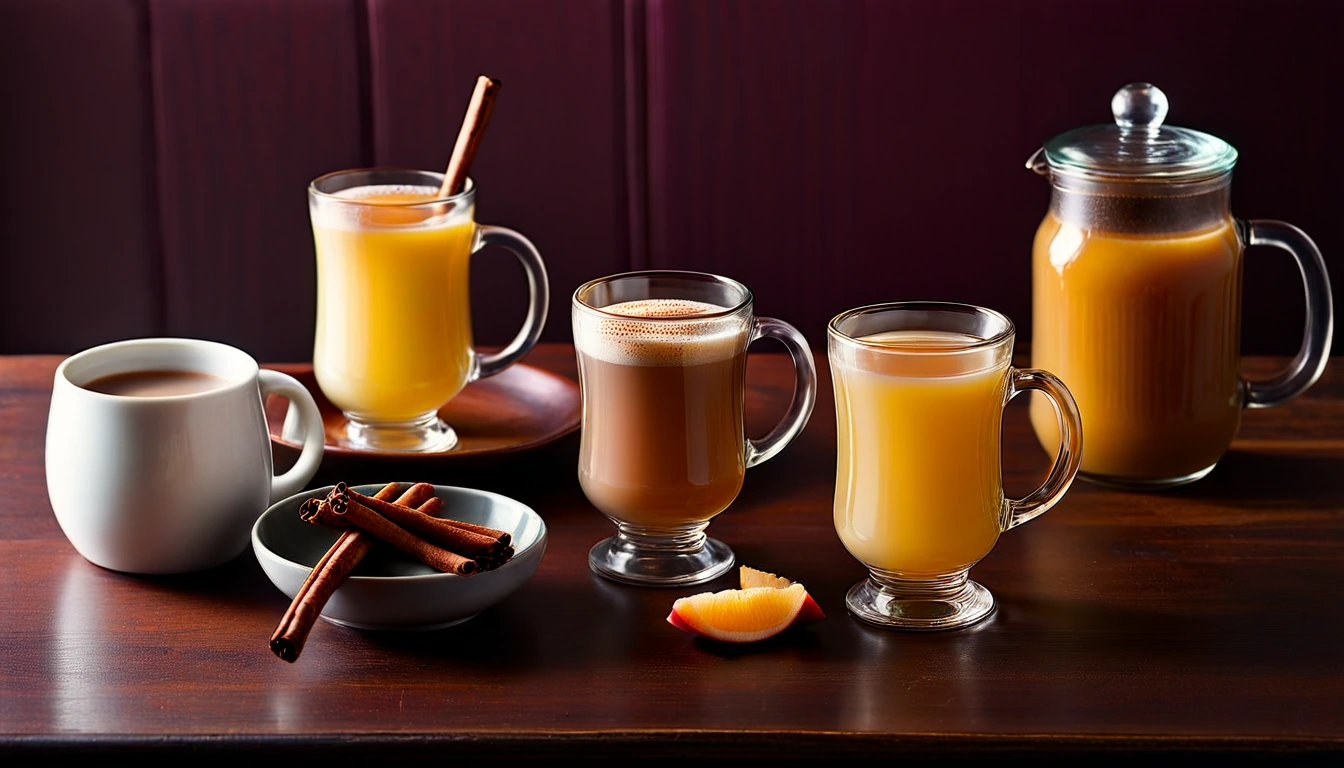 Warm Honey Drinks: Spiced Cider, Chai, Hot Cocoa, Hot Toddy and a Honey Steamer