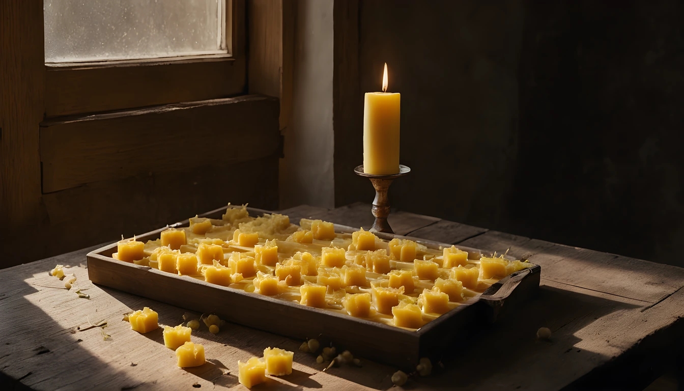 Beeswax Rendering and Candlemaking Workshop at GreenView