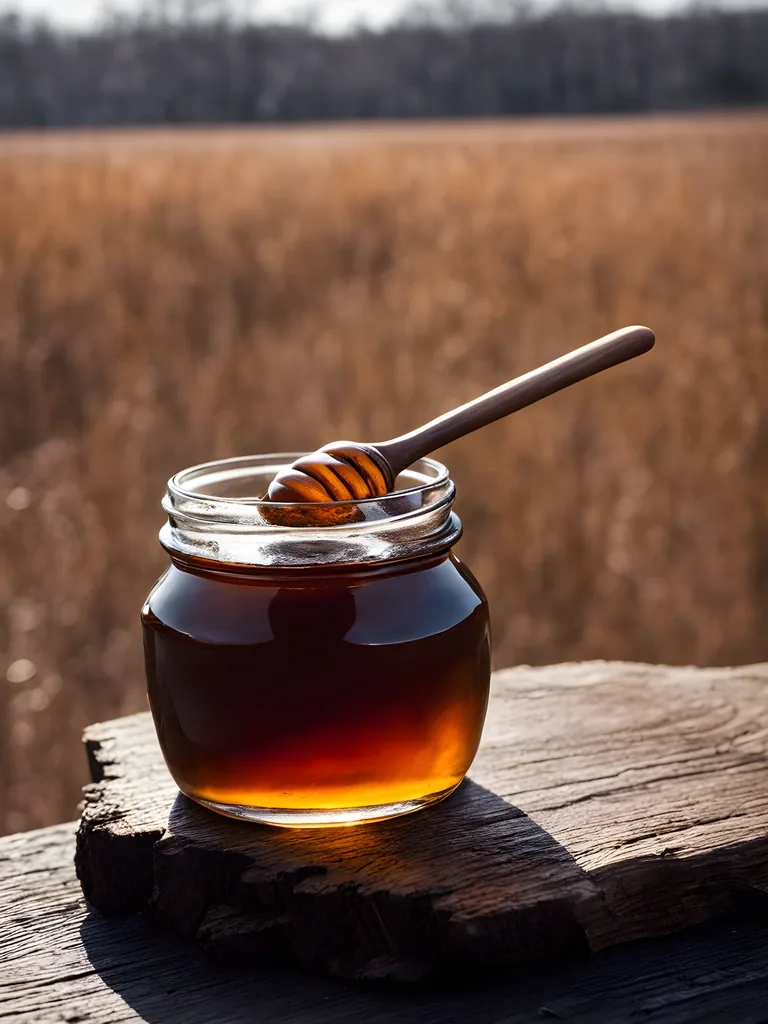 Double Barrel Honey Bourbon Barrel Aged Honey — Other honey from USA