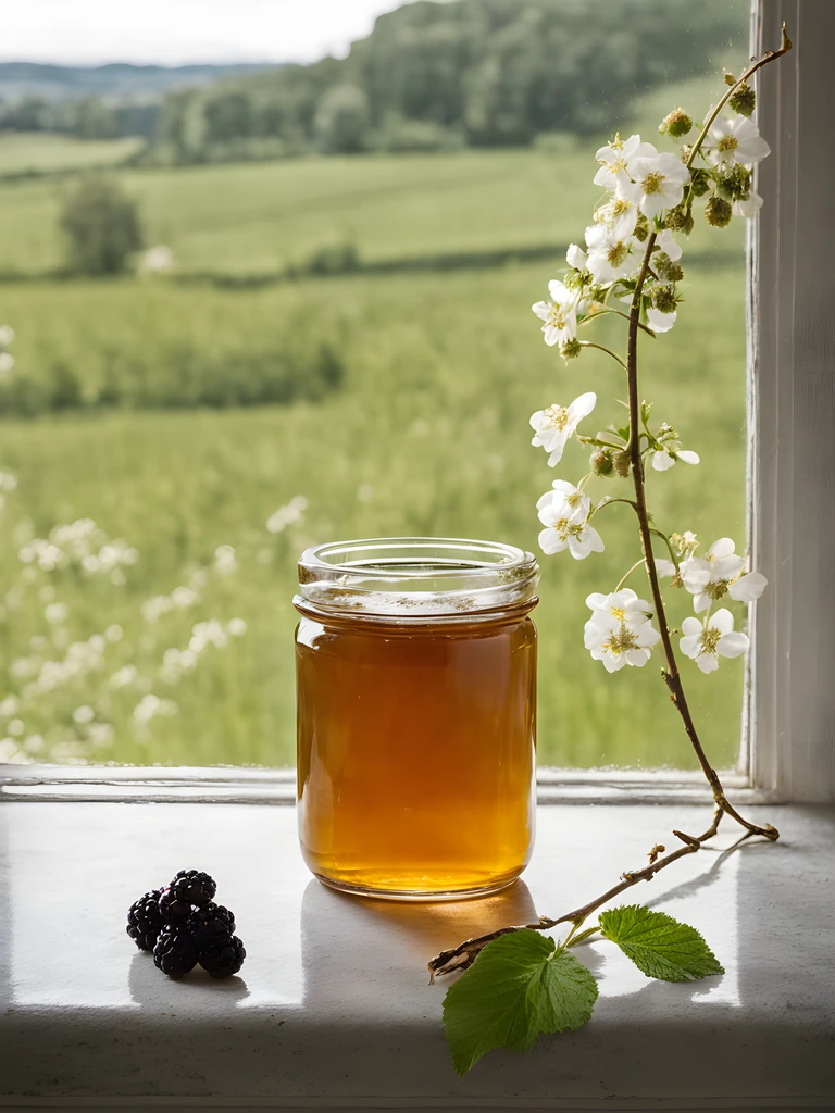 Mitchem Bee Company Raw, Unfiltered Georgia Blackberry Honey — Other honey from USA